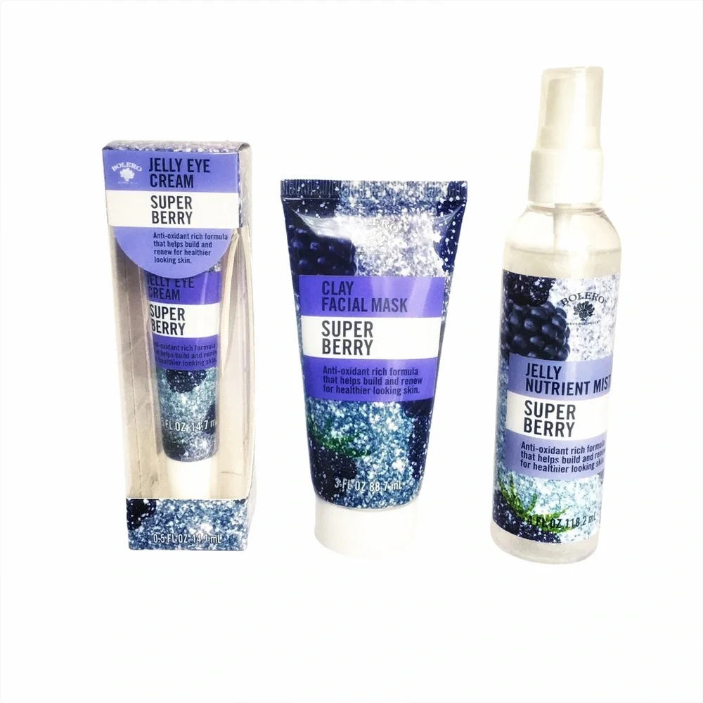 Bolero Super Berry 3 Piece Skincare Set